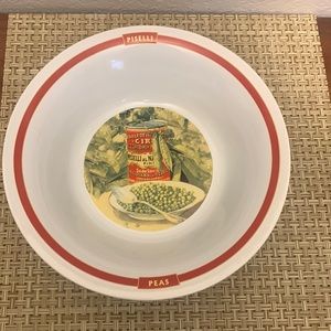 Pottery barn Pasta Rustica Peas Bowl